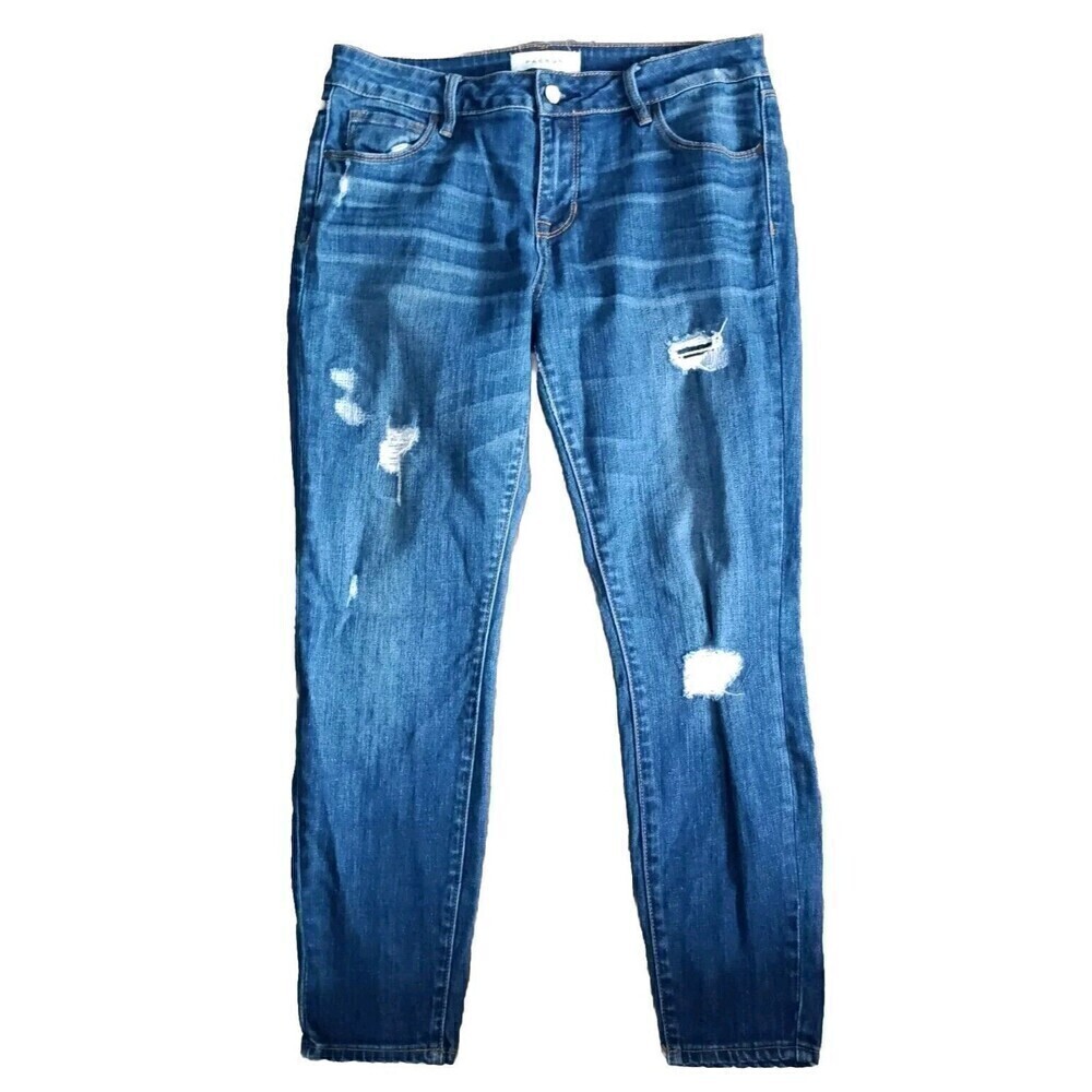 Pacsun Jeans Size 27 S Low Rise Skinniest Ankle Women's Distressed Dark Wash